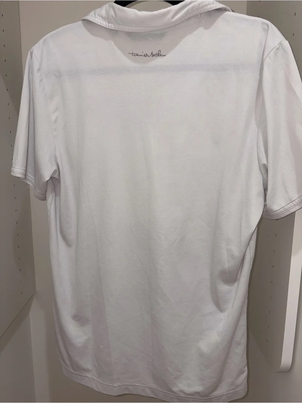 Travis Matthew Men's White Polo Shirt